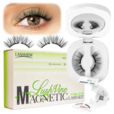 LASHVIEW upgrade magnetic eyelashes with applicator for quick on-the-go glam.