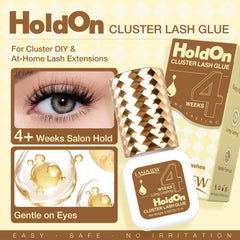 LASHVIEW Upgrade glue cap for secure cap with low-odor formula.