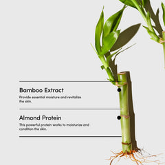 LATHER Bamboo Lemongrass Scrub foaming lather in shower scene.