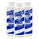 Lather King Campell Soap Concentrate pack shot shows convenient shave cream bottle for a smooth shave.