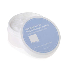 LATHER body cream demonstrates non-greasy, fast-absorbing texture.