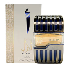 Lattafa Al Azal spray action shows easy application and long-lasting fragrance
