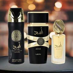 Lattafa Asad Perfumed Spray 200ml bottle ideal for gifting