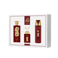 Lattafa Pride Ansaam Gold EDP bottle, unisex scent for daily wear.