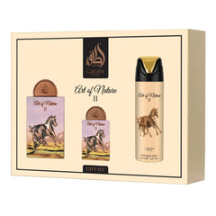 Lattafa Pride Art of Nature II bottle front view for everyday elegance.