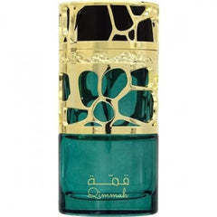 Lattafa Qimmah EDP heart notes of myrrh and amber for warm sophistication