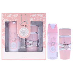 Lattafa Yara Gift Set box, ideal for gifting on special occasions.