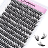 LAUBESS DIY eyelash extensions 240pcs pack for an easy at-home upgrade.