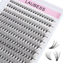 LAUBESS lash clusters weigh almost nothing for comfortable wear.