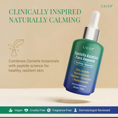LAUER COSMETIC Serum bottle with ceramides and peptides for barrier support.