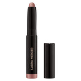 Laura Mercier Caviar Stick Eye Shadow Modern Rose cap demonstrates easy, travel-friendly application.