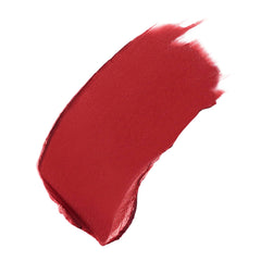 Laura Mercier High Vibe Lip Color swatch reveals vivid burgundy with luminous, long-lasting glow