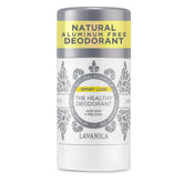 Lavanila Sport Luxe deodorant stick showing aluminum-free freshness for active days.