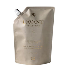 L’AVANT Collective Ambre Santal hand soap bottle for everyday luxury cleansing.