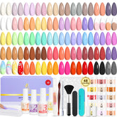 Lavender Violets dip powder color collection for vibrant nail art options.
