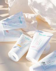 Lavido mandarin-orange-bergamot after-application glow shows hydrated, silky skin.