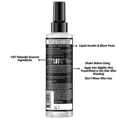 Lavis Gliss spray-dispense demonstrates easy, even distribution for detangling.