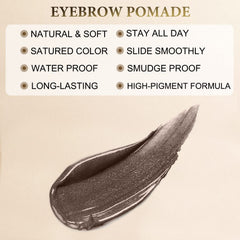 LAVONE Brow dip application brush applying precise brow shape