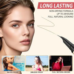LAVONE Eyebrow Pen long-lasting color maintains brow fullness throughout the day.