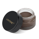 LAVONE Eyebrow Pomade waterproof hold swatch demonstrates long wear effect