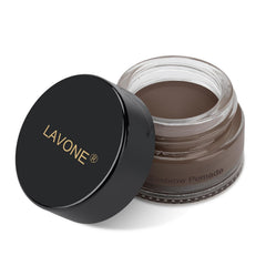LAVONE Eyebrow Pomade waterproof hold swatch demonstrates long wear effect