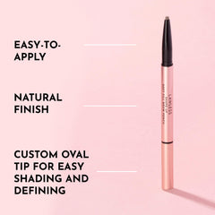 Lawless brow spoolie blends product into a seamless natural finish