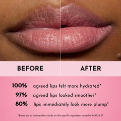Lawless Forget the Filler balm texture close-up shows a melt-in glide.