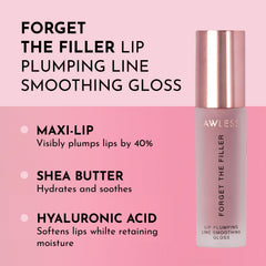 Lawless Forget The Filler lip plumper applicator hugs lips for comfort