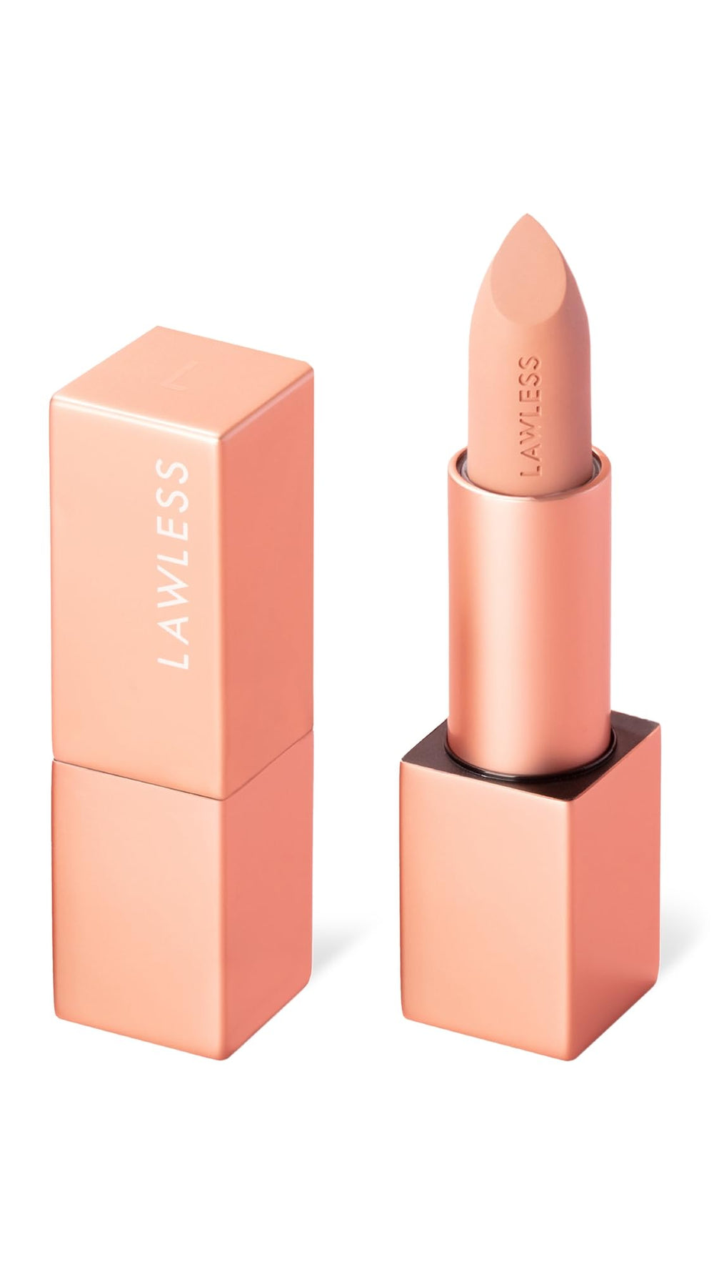 Lawless Forget the Filler lipstick tube close-up showing creamy texture