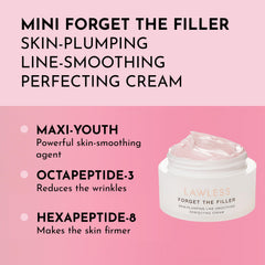 Lawless Mini Forget the Filler soft velvet texture swatch for a seamless makeup base