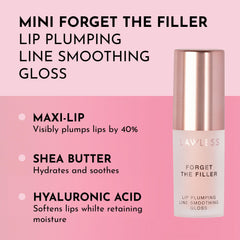 LAWLESS Mini Rosy Outlook plumper applicator close-up with plush wand for smooth, shiny application