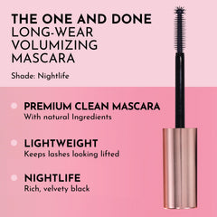 Lawless The One & Done mascara elastomer brush closeup shows precise separation.