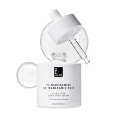 LayerLAB Niacinamide-7% Tranexamic-3% serum bottle showing dark-spot treatment potential.