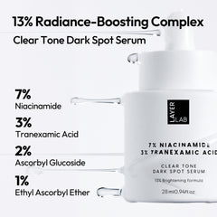 LayerLAB textured-serum-application close-up demonstrates lightweight hydration for a dewy finish.