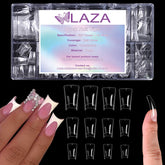 Laza duck nail tips box 600pcs in 12 sizes for easy storage.