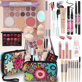 LAZORA makeup kit for teens full set with cleansing brush for effortless daily looks