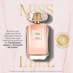 L'Bel Miss Parfum close-up captures raspberry and rose bouquet for refined charm.