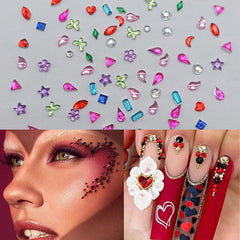 LBPEPAMZ flat-back crystal charms simplify precise nail decoration