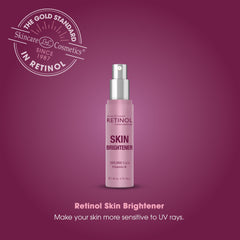 LdeL Retinol Skin Brightener cream spread demonstrates smooth texture for easy nightly use