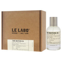 Le Labo The Matcha 26 amber flacon conveys natural, pure aesthetics.