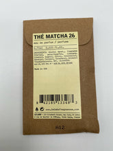 Le Labo The Matcha 26 vial close-up for intimate, personal scent moments.
