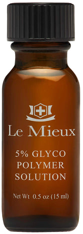 Le Mieux Glyco Polymer Solution bottle shown for gentle exfoliation and smoother texture