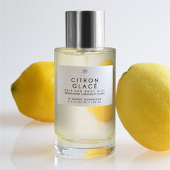 Branding and notes highlight lemon and jasmine for a sunny mood.