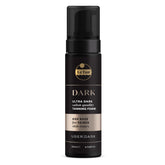Le Tan Uber Dark self tanning foam ash base bottle for a deep tan