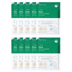 LEADERS Cica Calming Mask close-up serum concentration on the sheet