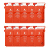 Leaders Insolution Mediu Amino Firming Mask pack close-up for enhanced elasticity.