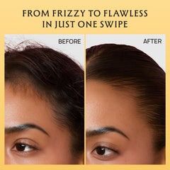Lebanta Fly Away Stick in use highlights precise taming for baby hairs.
