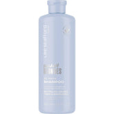 Lee Stafford Blue Toning Shampoo bottle pouring cools brassiness on bleached hair