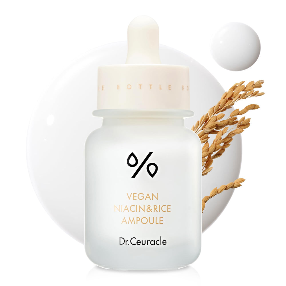 Leegeehaam Dr.Ceuracle vegan niacin rice ampoule bottle boosts radiance and even tone