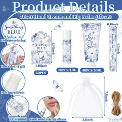 Leelosp organza bag featuring blue theme for elegant packaging